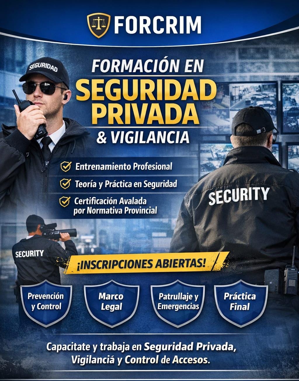 Formacion en seguridad y vigilancia